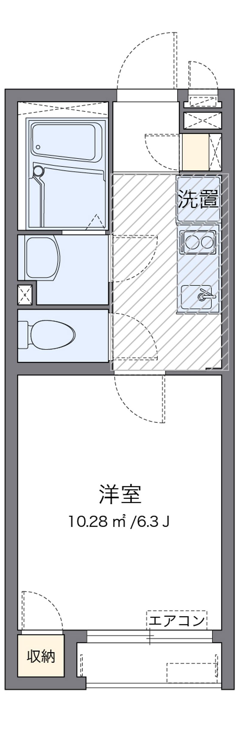 クレイノレオ　ナイトウ 間取図