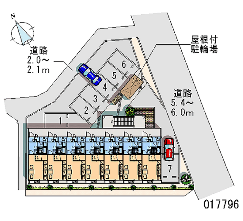 レオパレス明月 月極駐車場