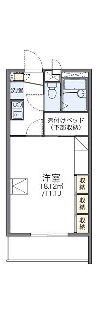 レオパレス湘南Ａ 間取り図