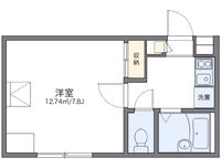 レオパレス中里 間取り図