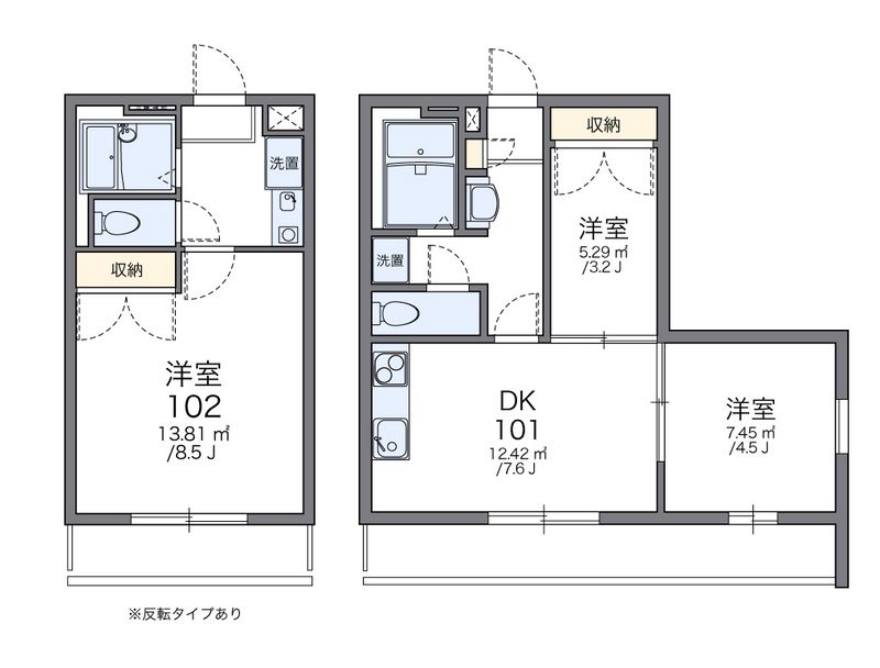 レオパレスＯＨＩ 間取図