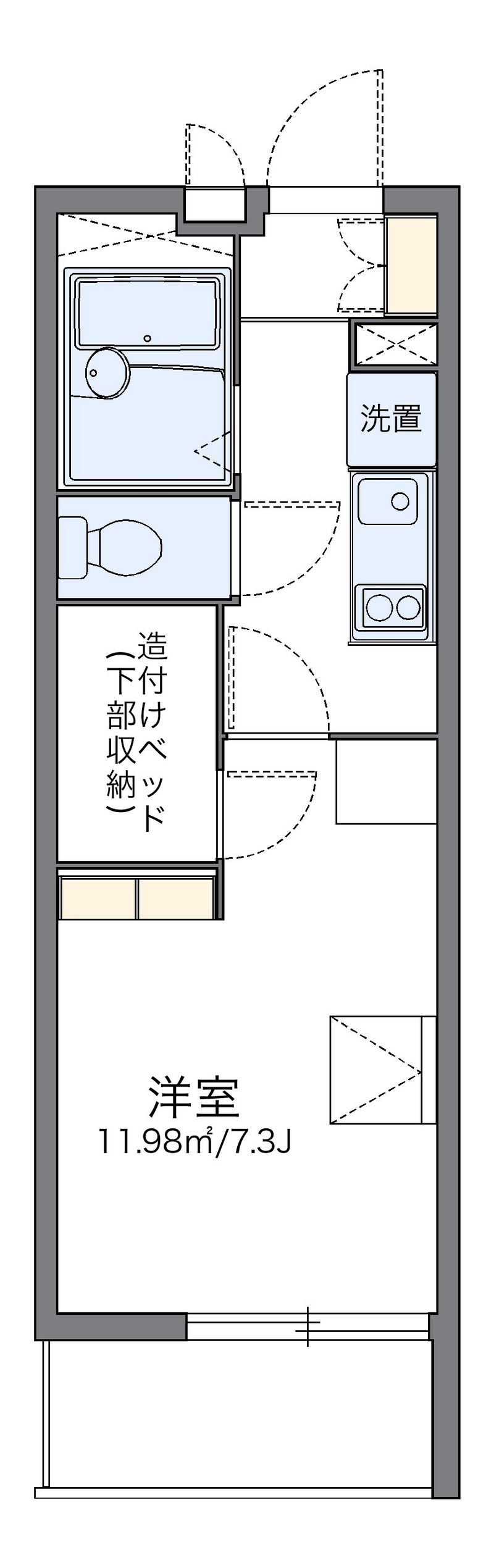 レオパレスエターナルⅠ 間取図
