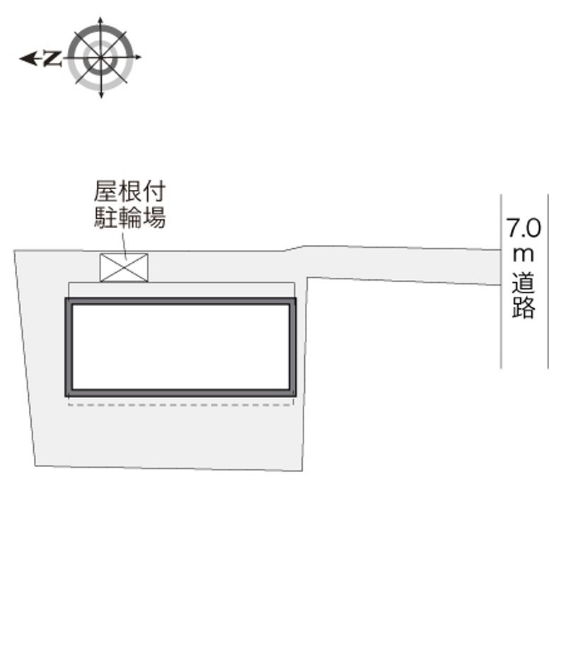 レオパレス月見坂 配置図