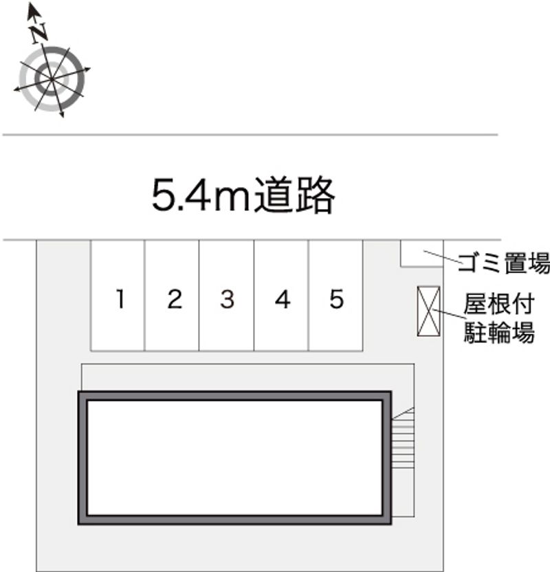 レオパレスＭ＆Ｙ一色 配置図