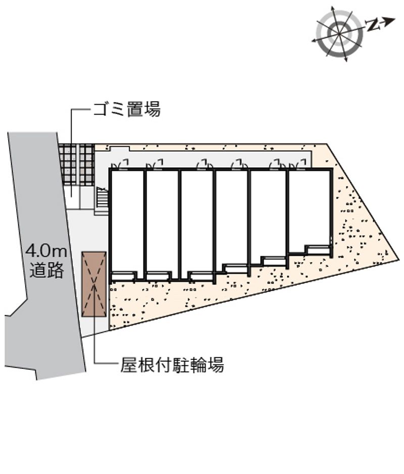 クレイノウィル大和 配置図