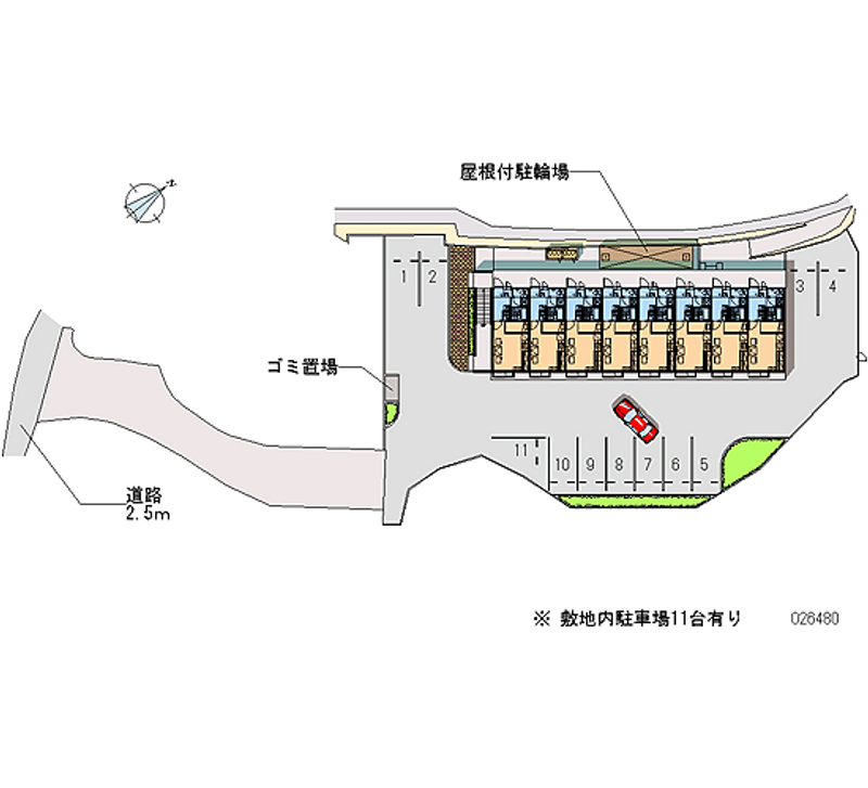 レオパレスコスモ　スクエア 共用部分