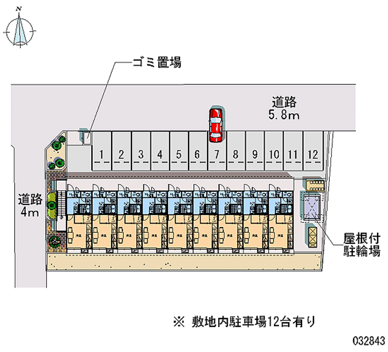 レオパレス田原町 月極駐車場