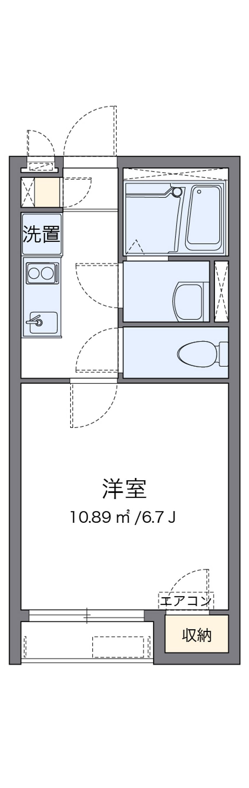 クレイノウィル春日出 間取図