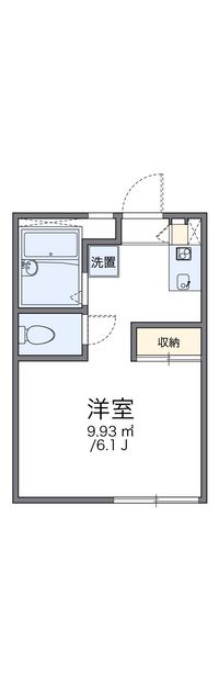 レオパレス川端 間取り図