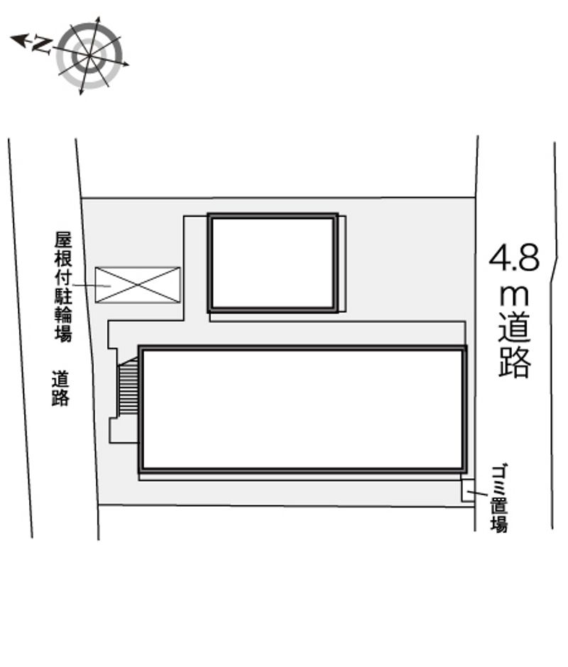 レオパレスウエストサイド 配置図
