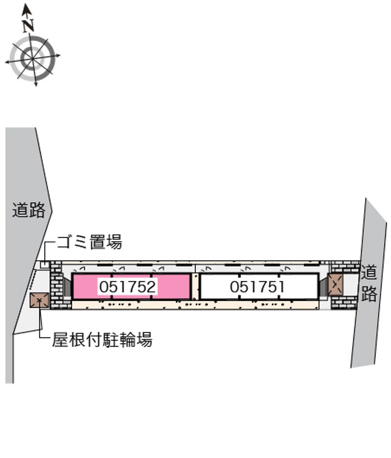 レオパレス矢向Ｂ 配置図