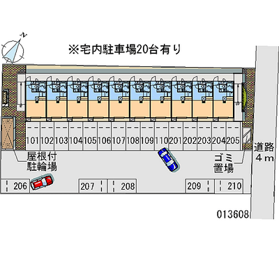 13608 Monthly parking lot