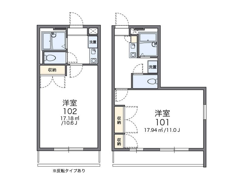 レオパレス梶栗 間取図