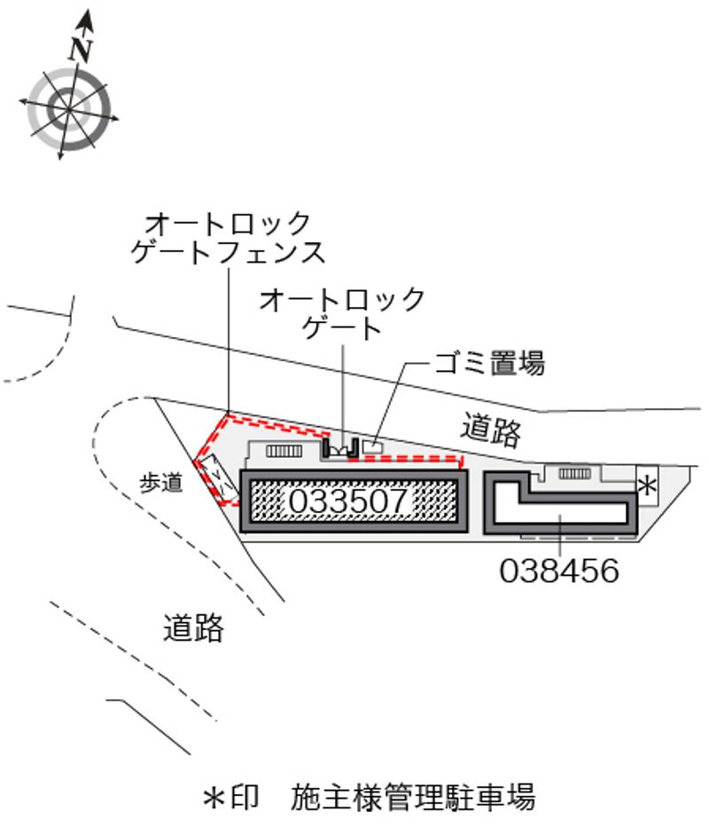 レオパレスリバーフィールド 配置図