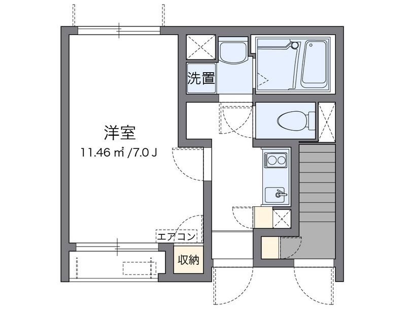 クレイノ鴛鴨 間取り