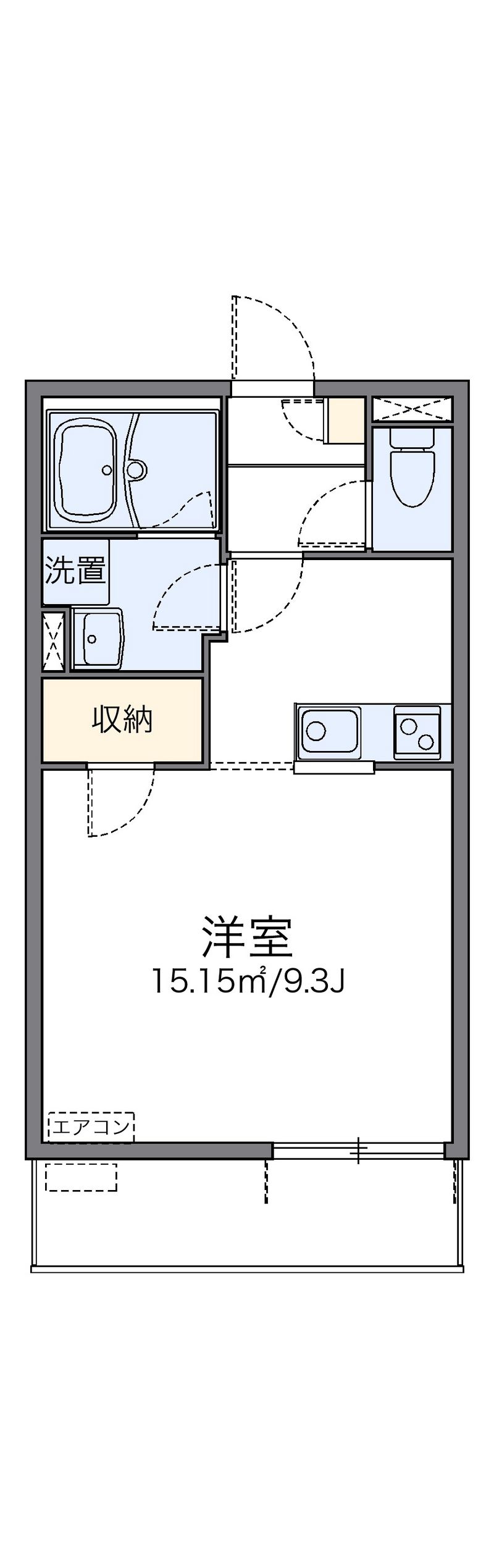 レオネクストマローネ 間取図