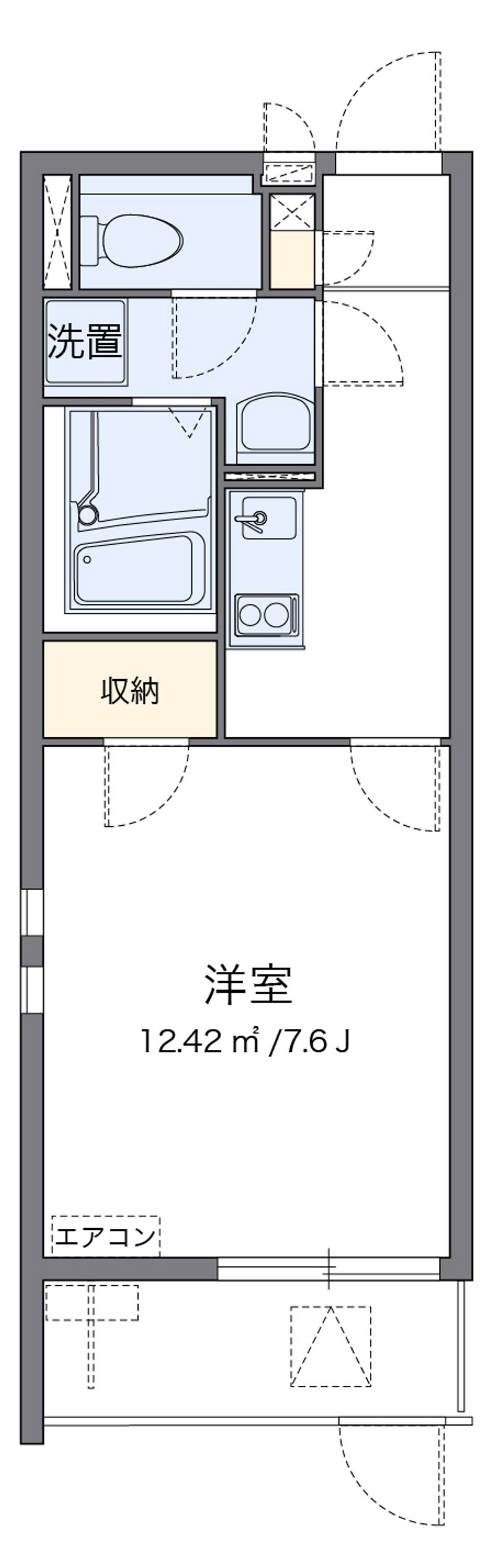 クレイノ縁 間取図