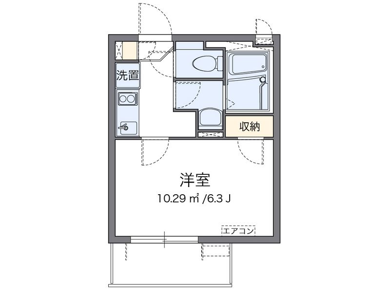 クレイノゆうり 間取図