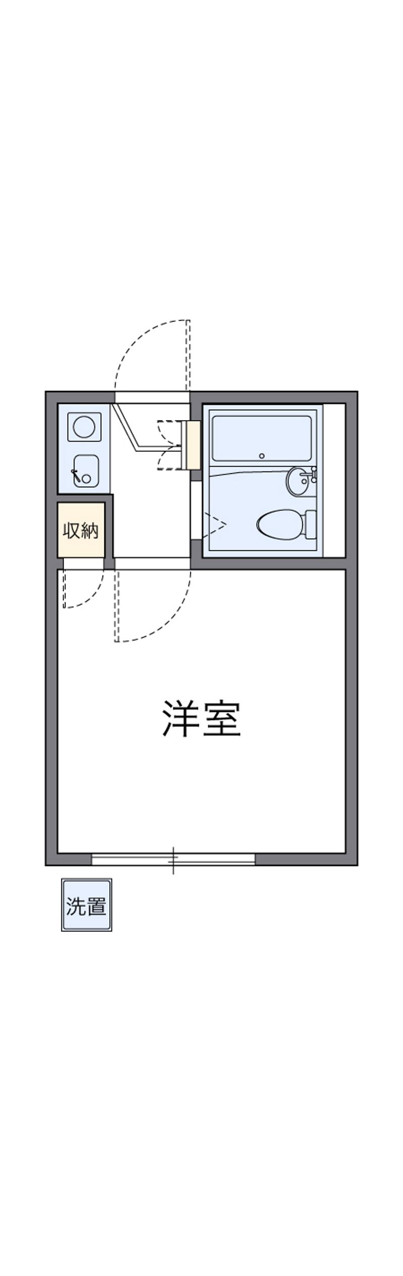 leopalace Asaka Dai2 평면도