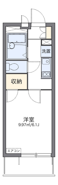 レオパレス久後崎 間取り図