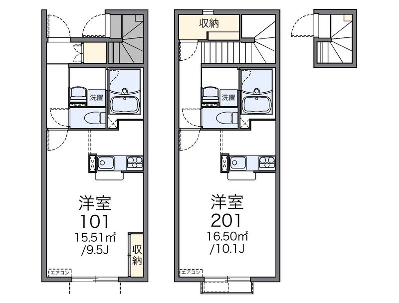 レオネクストイーストパレス 間取図