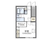 レオパレスいずみ 間取り図