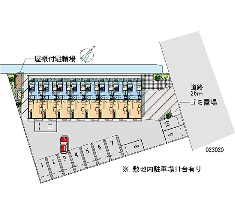 レオパレスヴァン　アベニュー 月極駐車場