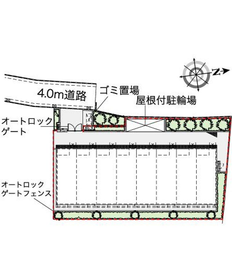 レオネクストプラシード　Ａ 配置図