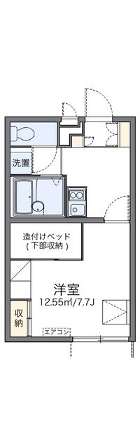 レオパレス翔 間取り図