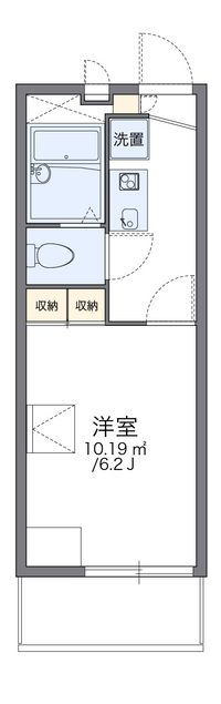 レオパレスジュネス　いぶき 間取り図