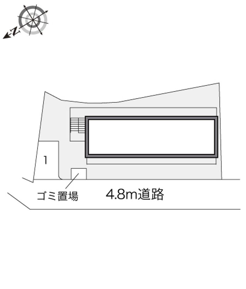 レオパレス別府Ⅱ 配置図