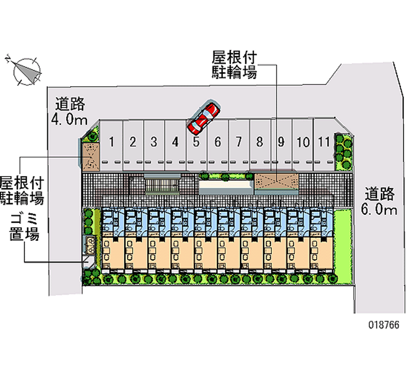 18766月租停車場