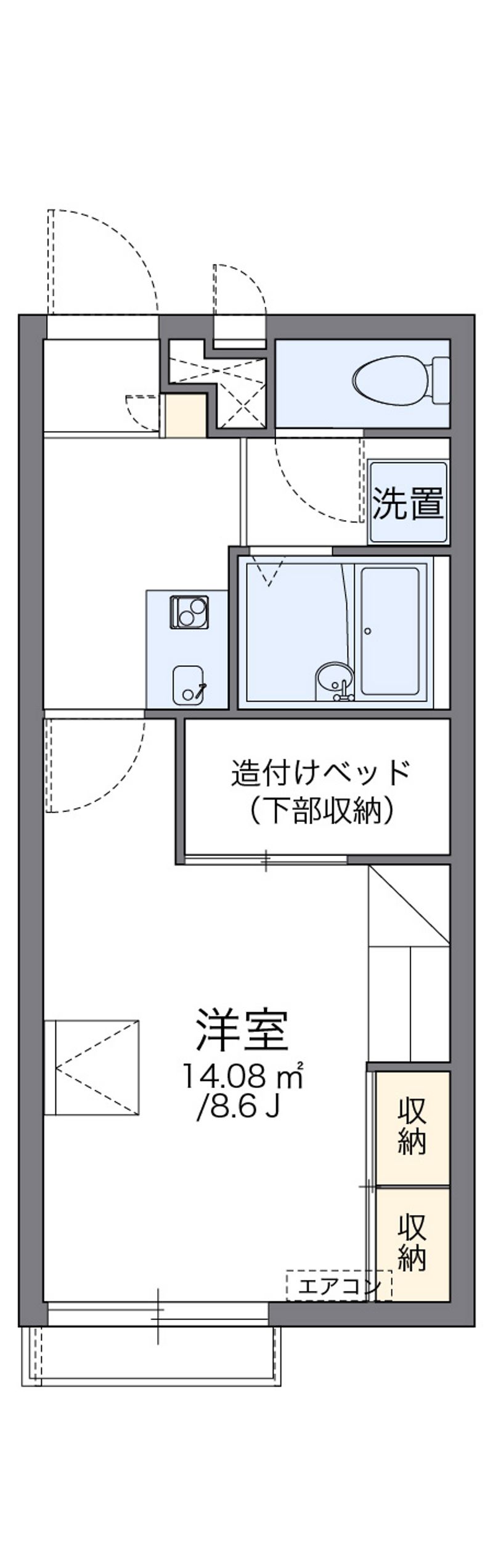 レオパレスＲ＆Ｒ 間取図