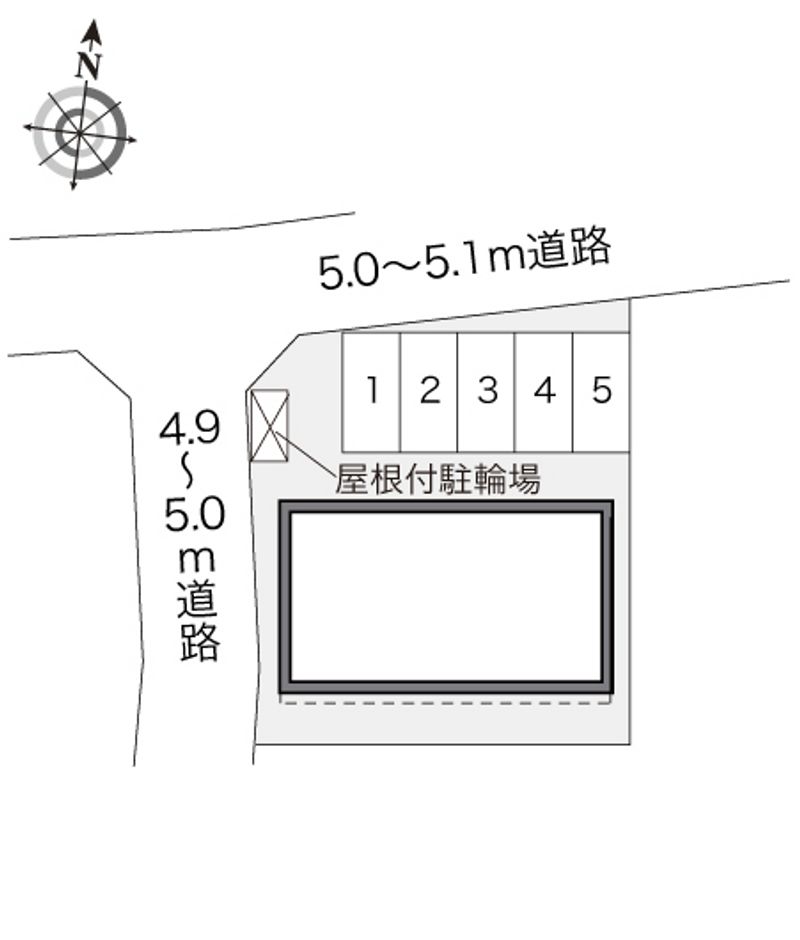 レオパレスメゾンプルミエ 配置図