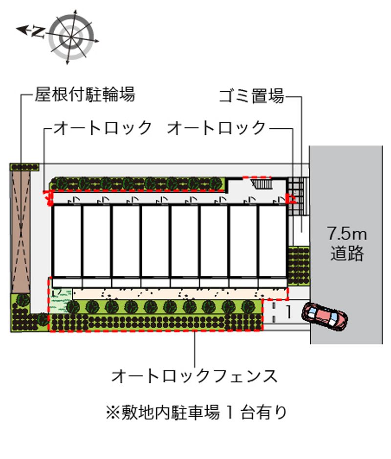 クレイノデュランタ 配置図