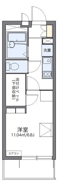 レオパレスＳｍｉｌｅ　Ｓ 間取り図