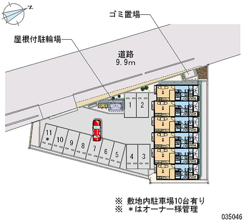 35046 Monthly parking lot