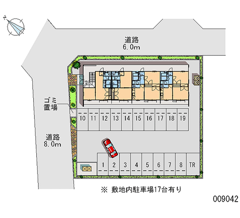 09042月租停车场