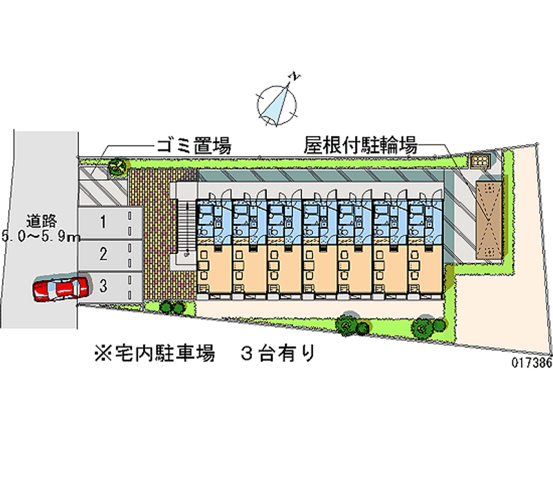 17386月租停車場