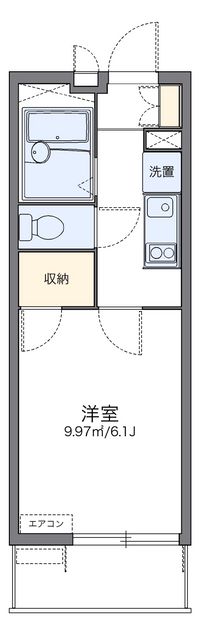 レオパレス四谷Ⅱ 間取り図