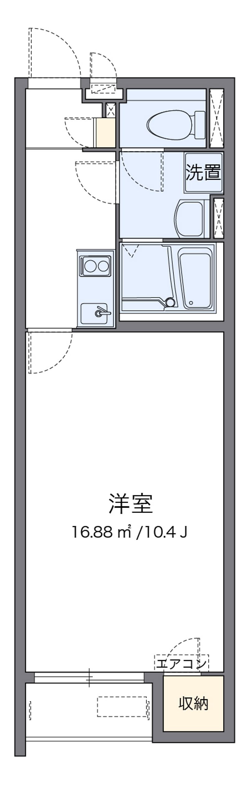 クレイノグランドゥール備前 間取図