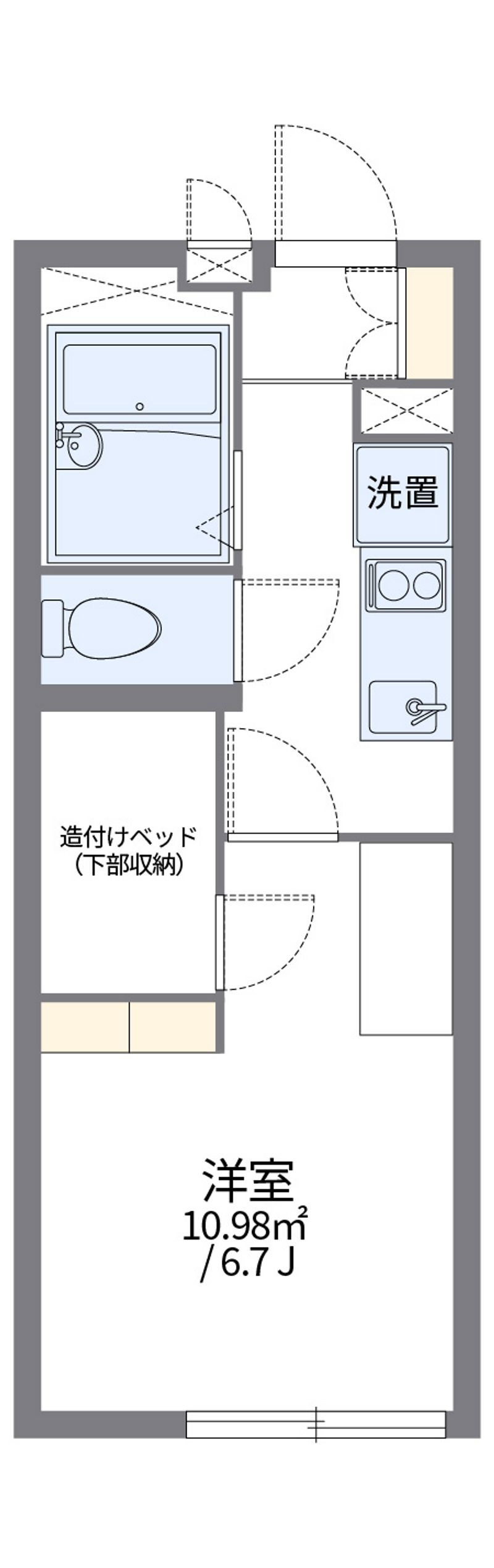 レオパレスＡｎｔＨＩＲＯ 間取図