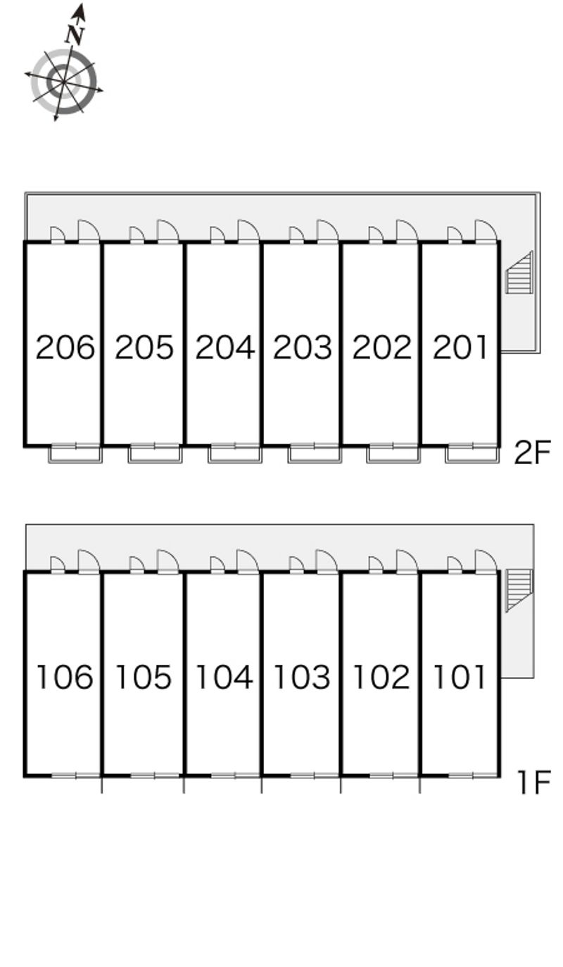 レオパレスピエール 間取り配置図