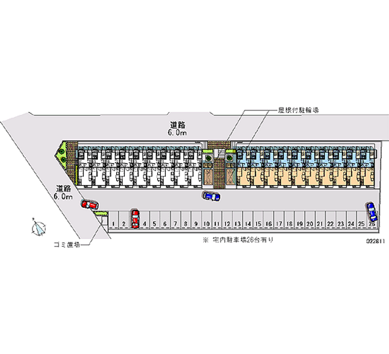 22811 bãi đậu xe hàng tháng