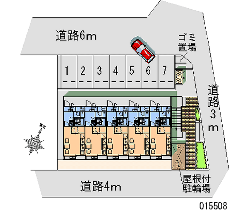 レオパレスユリ 区画図