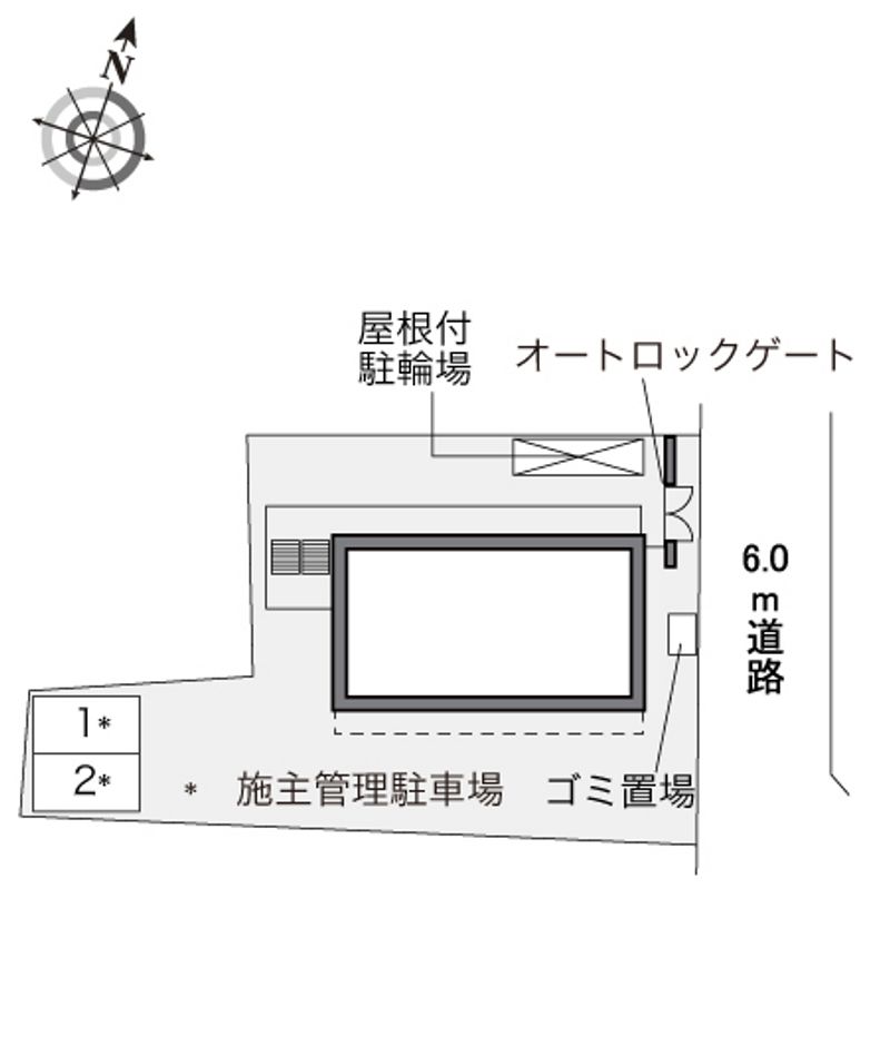 レオパレスプリシード 配置図