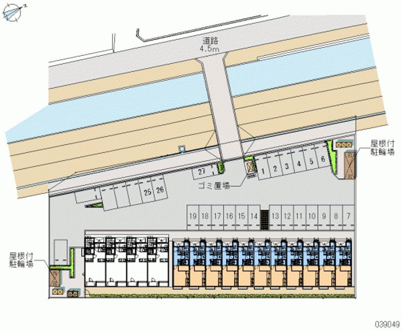 39049 Monthly parking lot