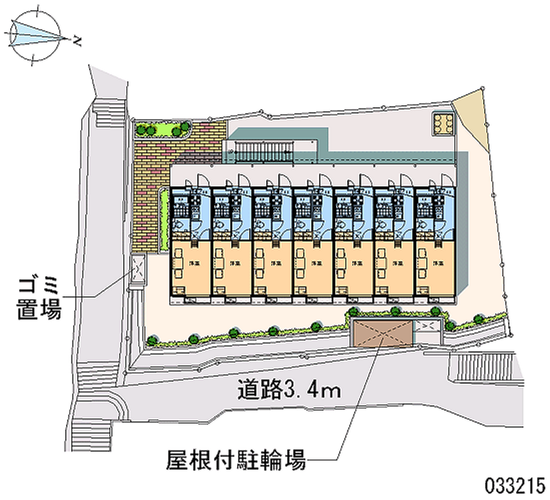 レオパレスギオン２１ 区画図