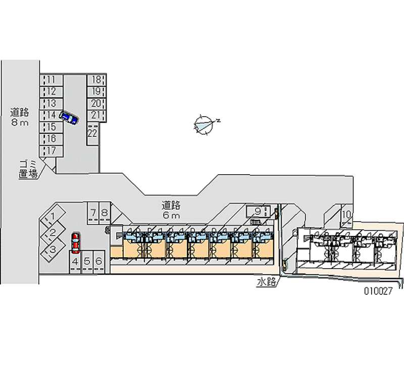 10027 Monthly parking lot