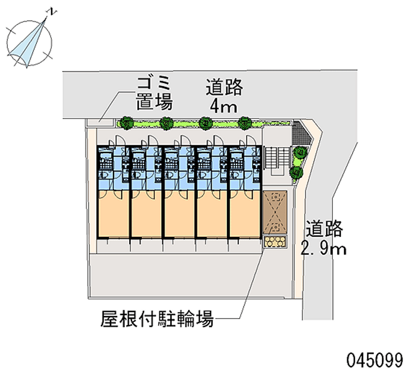 レオパレスベイサイドコート横浜 区画図